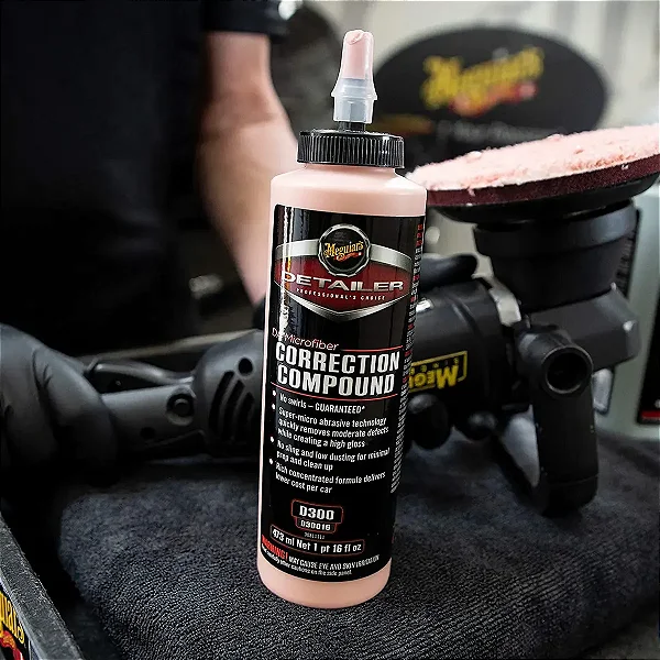 Composto Polidor Corte Refino DA Microfiber Correction Compound 473ml - Meguiars