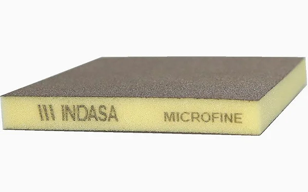 LIXA ESPONJA ABRASIVA DUPLA FACE MICRO FINE BEGE - INDASA
