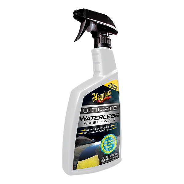 LAVA A SECO COM CERA MEGUIARS - ULTIMATE WATERLESS WASH E WAX 768ML