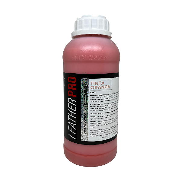 TINTA ORANGE 1L - LEATHER PRO