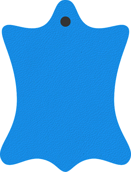 TINTA AZUL CLARO 500ML - LEATHER PRO