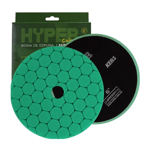 BOINA DE ESPUMA HYPER 6" VERDE AGRESSIVA- KERS