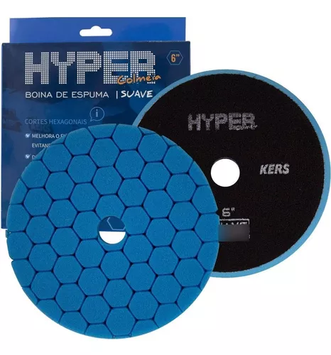 BOINA DE ESPUMA HYPER 6" AZUL SUAVE - KERS