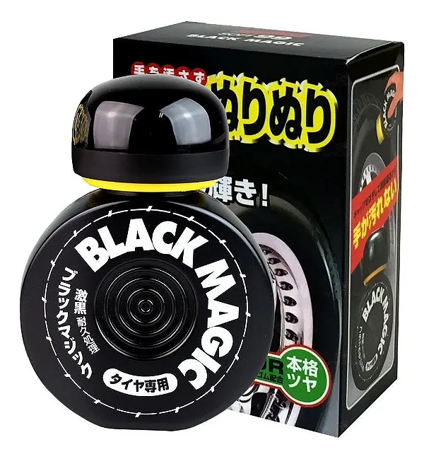 BLACK MAGIC 150ML - SOFT99 SUPER PRETO P/ PNEUS