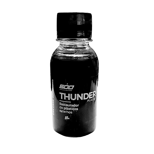 THUNDER PLASTIC RESTAURADOR DE PLASTICOS EXTERNOS 80 ML - 500 CAR CARE