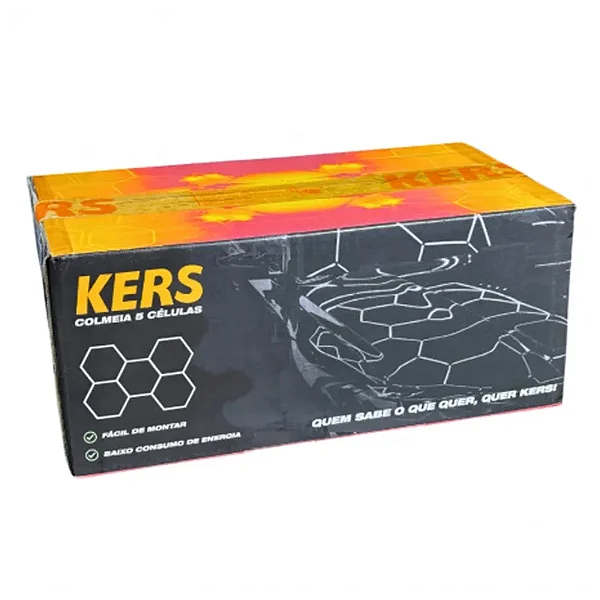 KERS Colmeia LED 5 Células - Iluminação Detalhada para Detailing Automotivo
