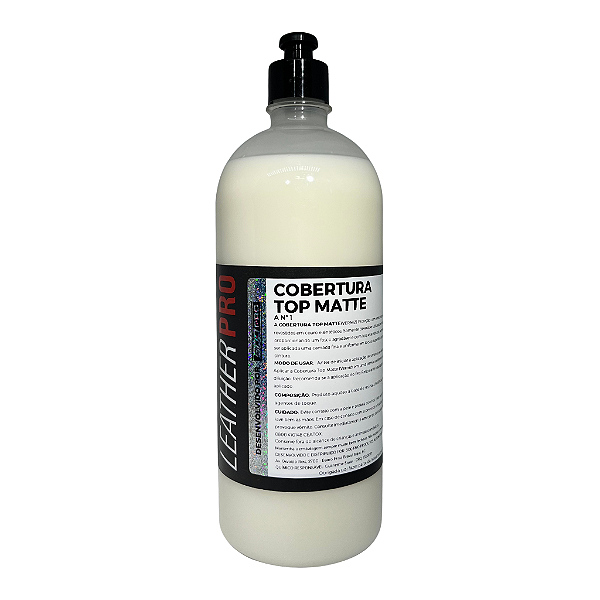 COBERTURA TOP MATTE VERNIZ FOSCO 1L - LEATHER PRO