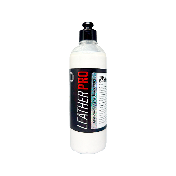 TINTA BRANCA 500ML - LEATHER PRO