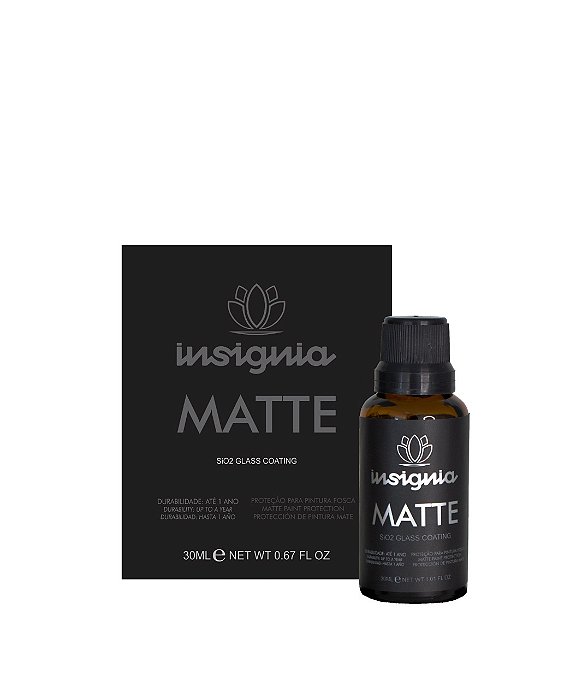 INSIGNIA MATTE SI02 GLASS COATING 30ML - PINTURAS FOSCAS E PLOTADAS - EASYTECH