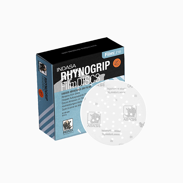 DISCO LIXA RHYNOGRIP FILM LINE D75MM 3F P1200 UNITÁRIO - INDASA