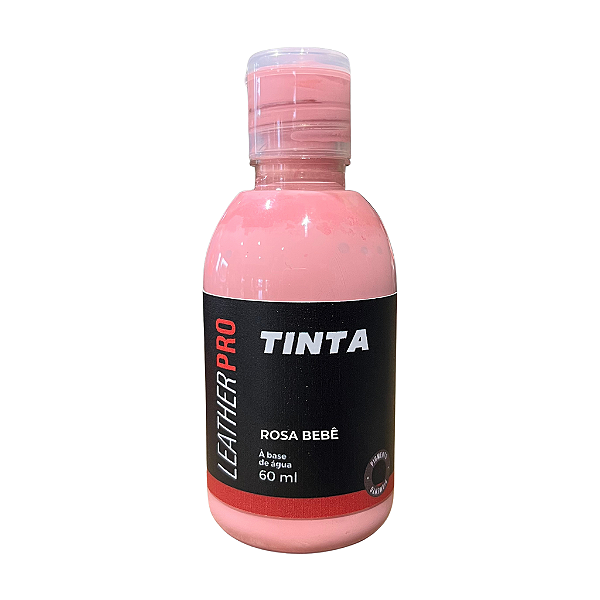 TINTA ROSA BEBÊ 60ML - LEATHER PRO SNEAKERS