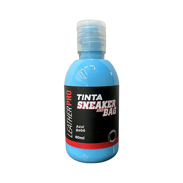 Tinta para Couro Azul Bebê 60ml - Leather Pro