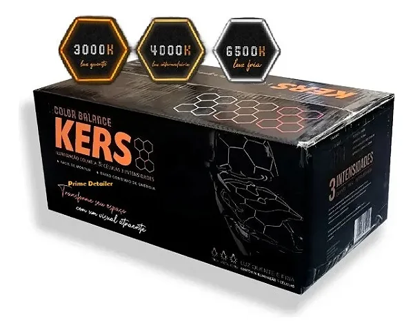 Iluminação Colmeia 5 Células 3 Cores Bivolt Kers Bivolt Color
