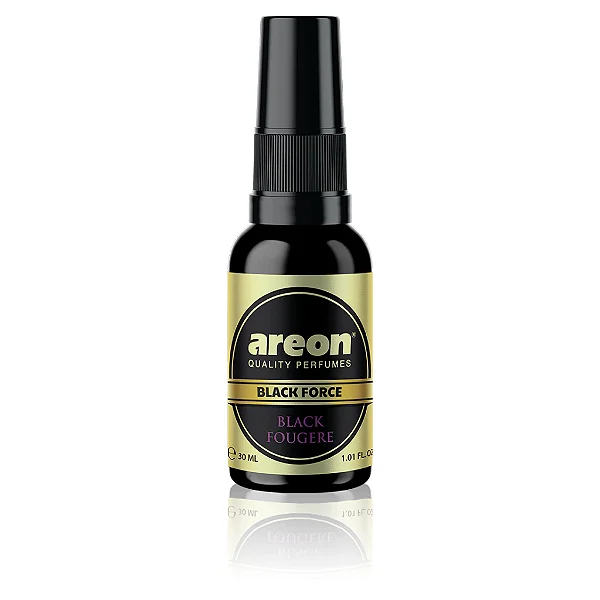 AREON BLACK FORCE BLACK FOUGER 30ML - PERFUME AUTOMOTIVO PREMIUM