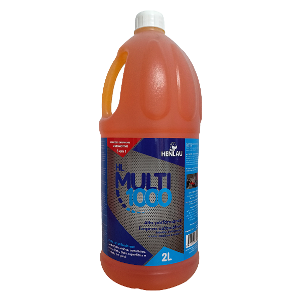 HL MULTI 1000 DETERGENTE MULTIUSO 3 EM 1 BIODEGRADAVEL 2L - HENLAU