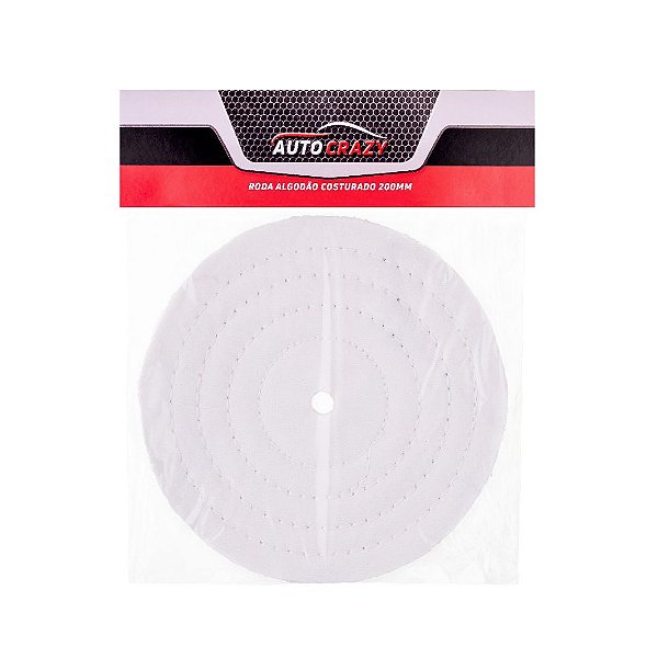 RODA DE ALGODAO COSTURADO 200MM - AUTO CRAZY