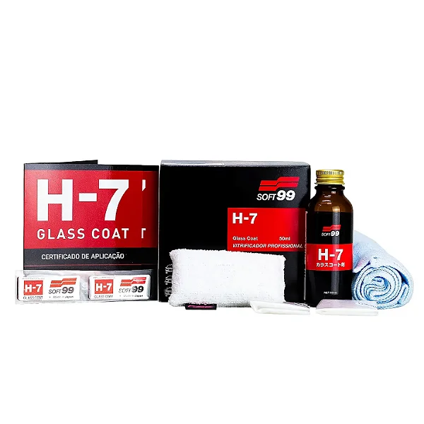 Glass Coat H-7 Vitrificador de Pintura KIT 50ml - SOFT 99