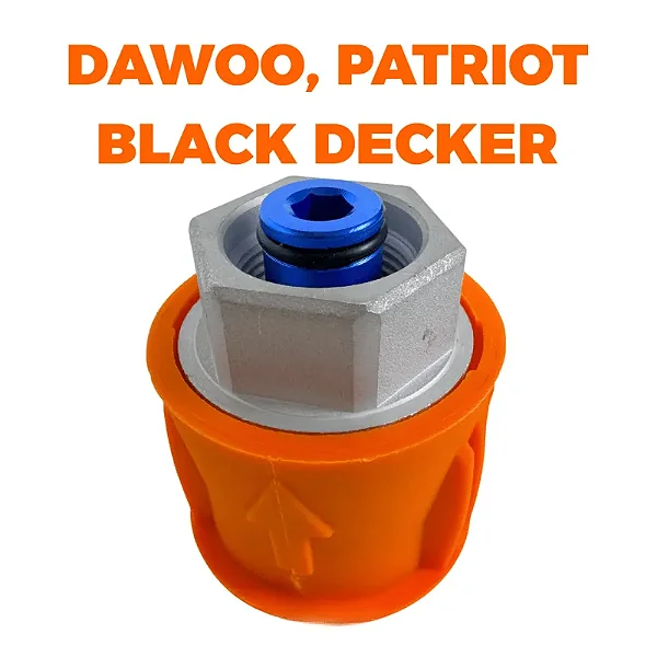 Conector de Mangueira Lavadora Dawoo, Patriot e Black Decker - Kers