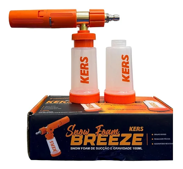 Breeze Snow Foam de Sucção e Gravidade 100ml 2 copos - Kers
