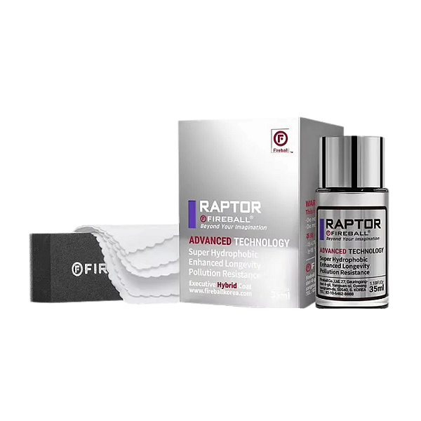 Raptor 105ml Coating Cerâmico 2 anos (3un 35ml) - Fireball