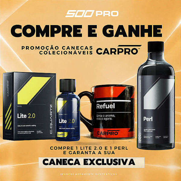 Kit Carpro Perl 1L + CQUARTZ Lite 2.0 com Caneca de Brinde