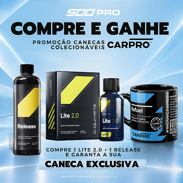Kit Carpro Release 500ml + CQUARTZ Lite 2.0 com Caneca de Brinde