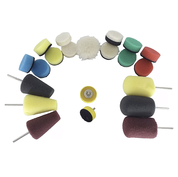 Jogo de Boinas para Mini Politriz Detail – SGT-5114 – Sigma Tools