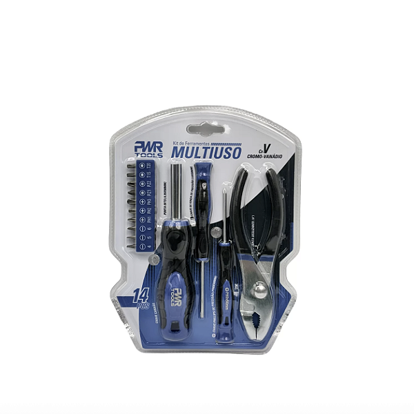 Kit De Ferramentas Multiuso 14 Peças PWR - Sigma Tools