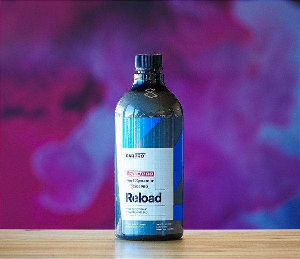 CarPro Reload 1L - Selante de Sílica SiO2 e Alto Brilho - 500 Pro