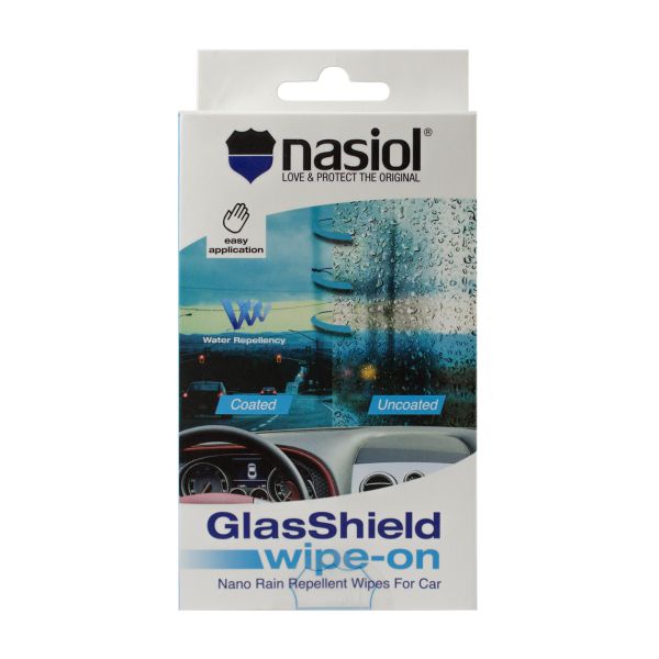 GLASSHIELD WIPE-ON LENÇOS REPELENTES DE CHUVA - NASIOL