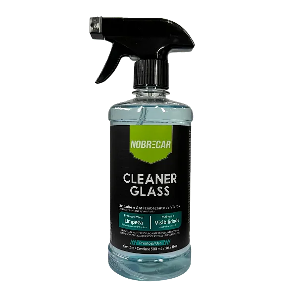 CLEANER GLASS LIMPADOR DE VIDROS ANTIEMBAÇANTE 500ML - NOBRECAR