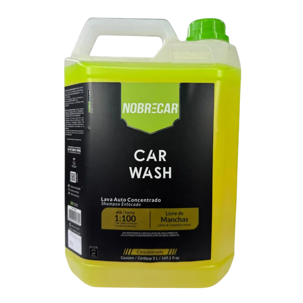 DETERGENTE LAVA AUTO CONCENTRADO CAR WASH 5L - NOBRECAR