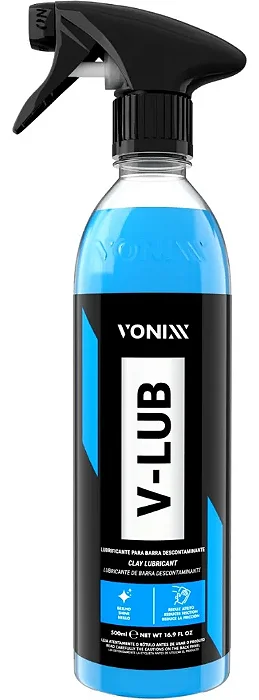 Vonixx V-Lub - Lubrificante para Clay Bar e Toalhas de Descontaminação 500ml