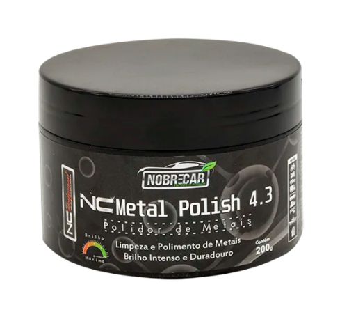 NC METAL POLISH 4.3 POLIDOR DE METAIS 200G - NOBRECAR
