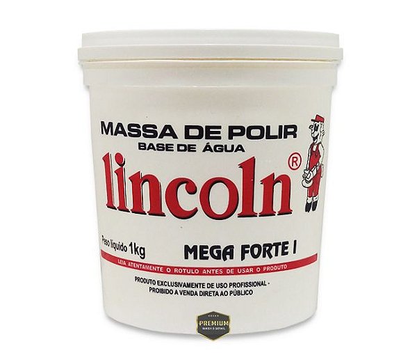 MASSA DE POLIR MEGA FORTE I 1KG - LINCOLN