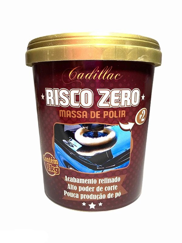 MASSA DE POLIR RISCO ZERO N2 1KG - CADILLAC