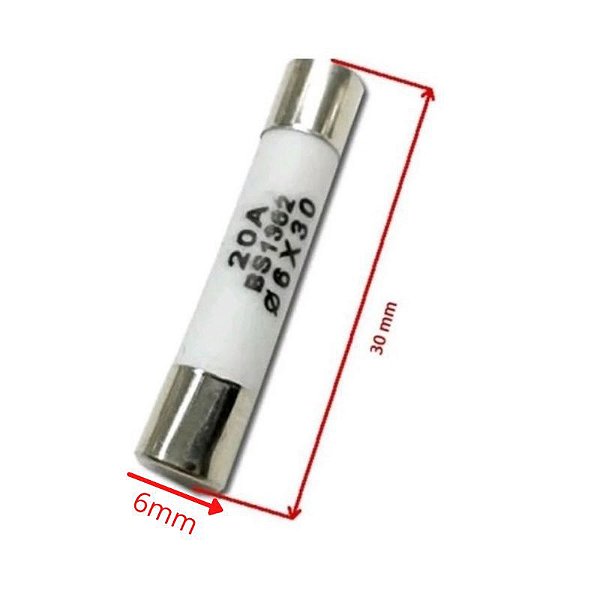 Fusível Micro-ondas 20a Bivolt 250v Cerâmico 100% Universal