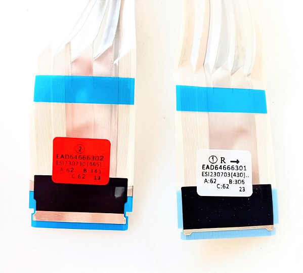 Cabos Flats Lvds TV LG 65UR8750PSA EAD64666302 EAD64666301 Originais