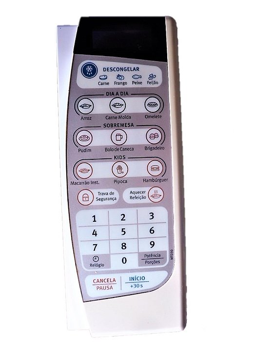 Teclado Membrana Microondas P/ Electrolux Mtd30 Original