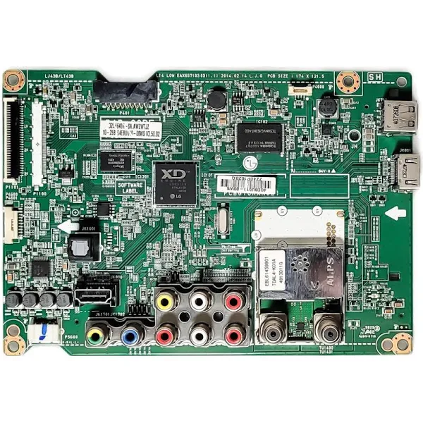 Placa Principal Tv LG 32LF550B EAX66167204(1.0)  EBU63043511 Original