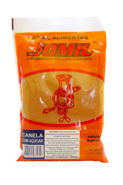CANELA COM ACUCAR 500g JOMIL