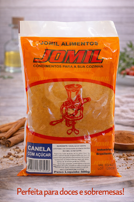 CANELA COM ACUCAR 500g JOMIL