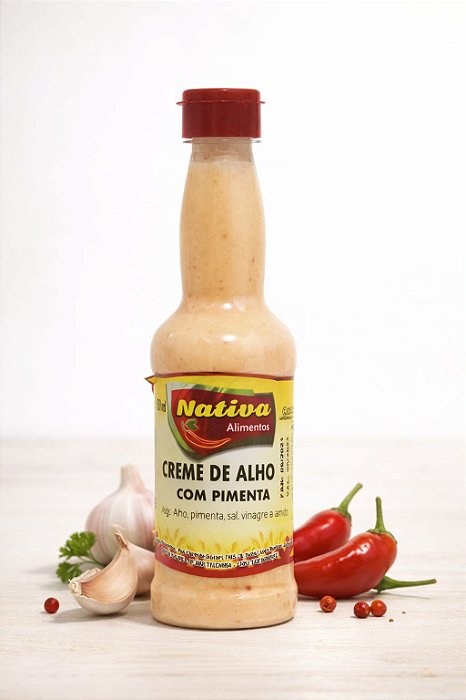 CREME DE ALHO C/ PIMENTA 150ml NATIVA