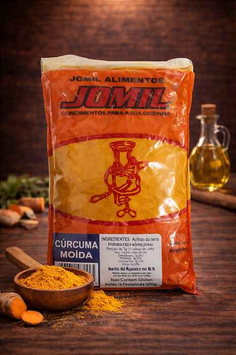 CURCUMA PURA MOIDA (ACAFRAO) 500g JOMIL