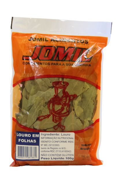 LOURO EM FOLHAS TURCO 100g JOMIL