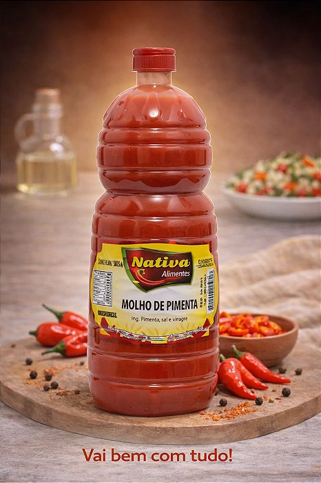 MOLHO DE PIMENTA 900ml NATIVA