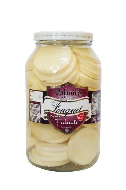 PALMITO FATIADO 3kg FOUQUET