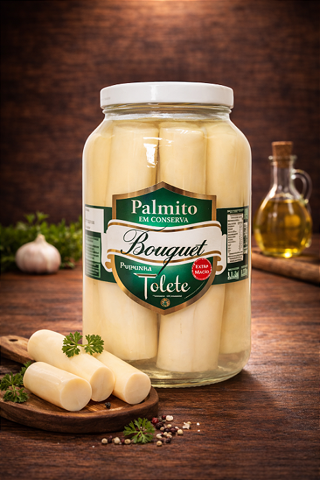 PALMITO TOLETE EXPORTACAO 3kg FOUQUET