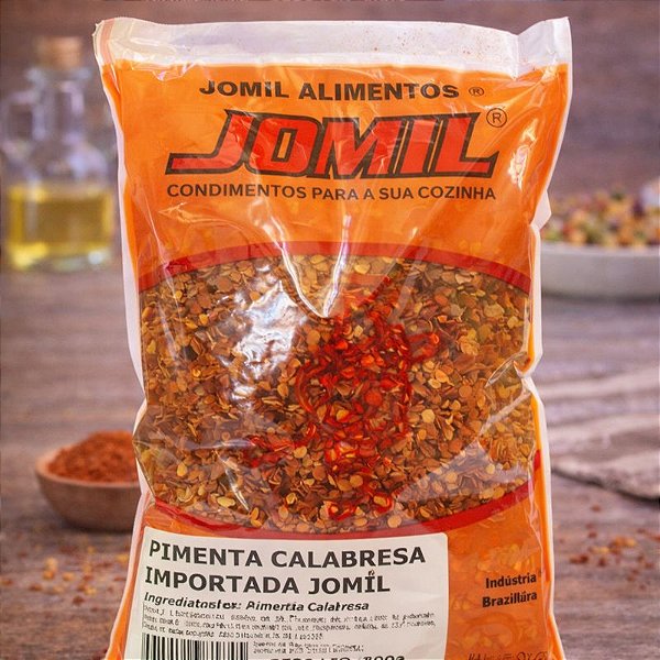 PIMENTA CALABRESA IMPORTADA 500g JOMIL