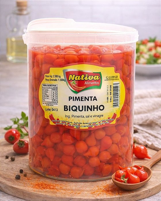 BIQUINHO VERMELHA 2,5KG BALDE